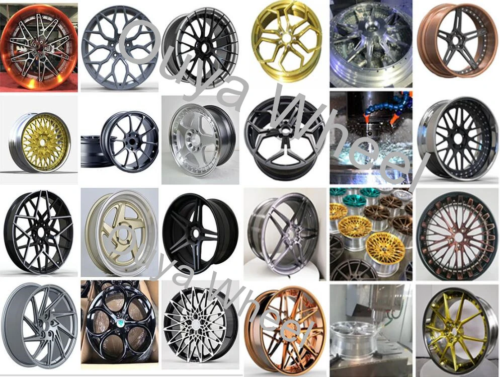 Cheap Customization Car Rubber Rims Industrial Caster Aluminum Auto Spare Alloy Wheel