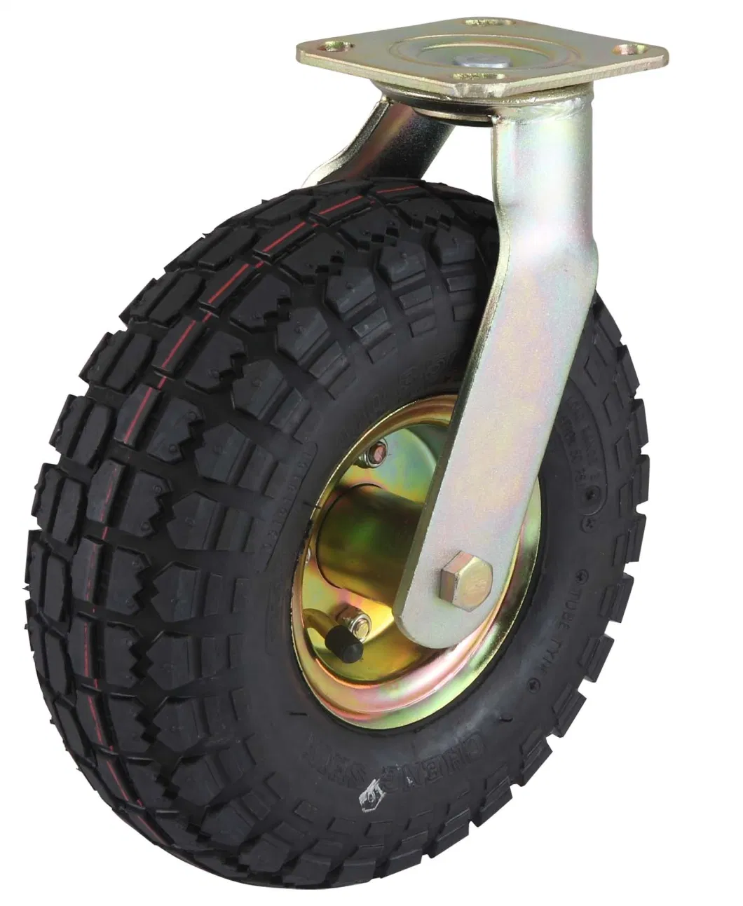 Rubber Castor Pneumatic Caster Inflatable Wheel