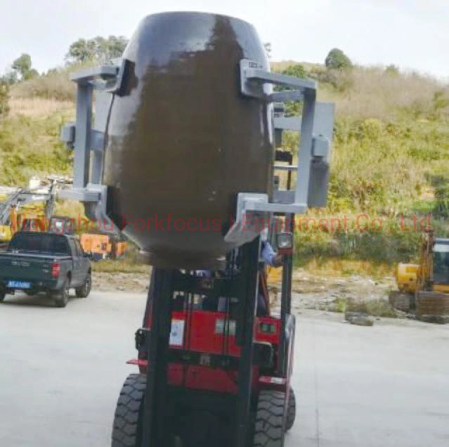 OEM Forklift Drum Tipping Device Attachments Forkfocus Forklifts Customizable Extensions