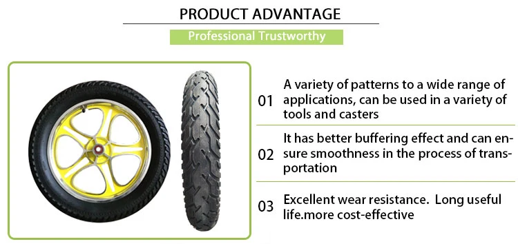 16 Inch Pneumatic Rubber Tire 4.00-8 Wheelbarrow Wheel