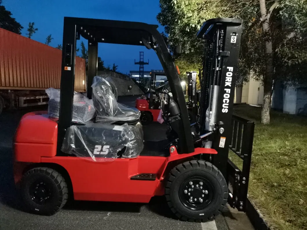 Forklift Forkfocus 3.5 Ton Diesel Forklift with Yanmar Engine Work in Chemical and Energy Industry