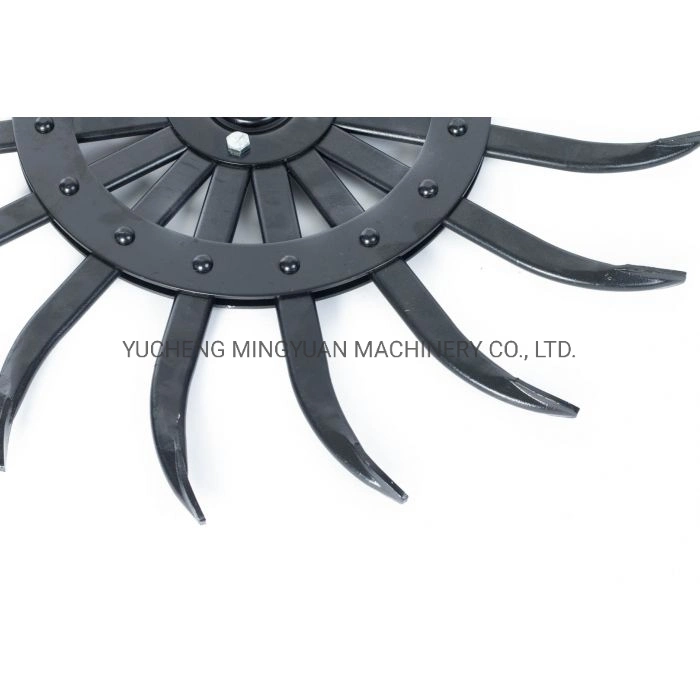 Heat Treated Steel 21&quot; Rotary Hoe Wheel for Agricultural Tillage Machine