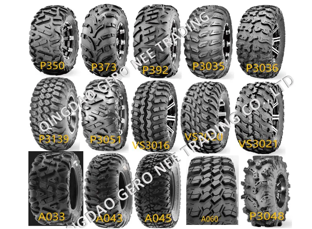 Geronee Brand 12&prime;&prime; 25X8.00r12 At25X8r12 25X10.00r12 At25X10r12 Mud off-Road All Terrain Tread Patterns Radial ATV UTV Sport Tires