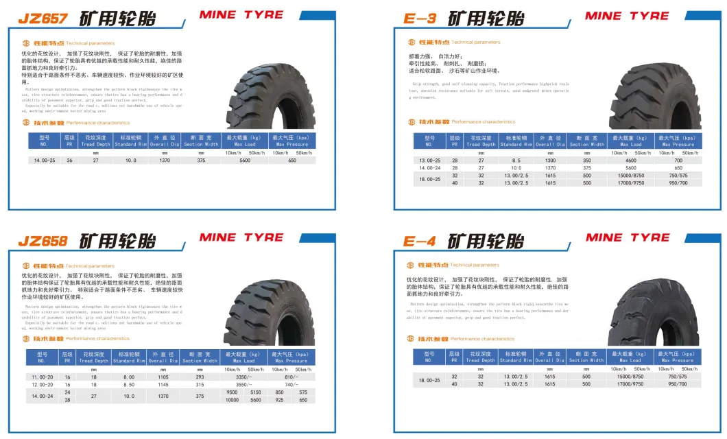 OEM New Trolley Air Tyre Wheel Barrow TBR Car Tire PCR off Road Tire for OTR/Industrial Ind/Agricultural Tractor/Agr/Pneumatic Solid Forklift Dozer 16*6-8