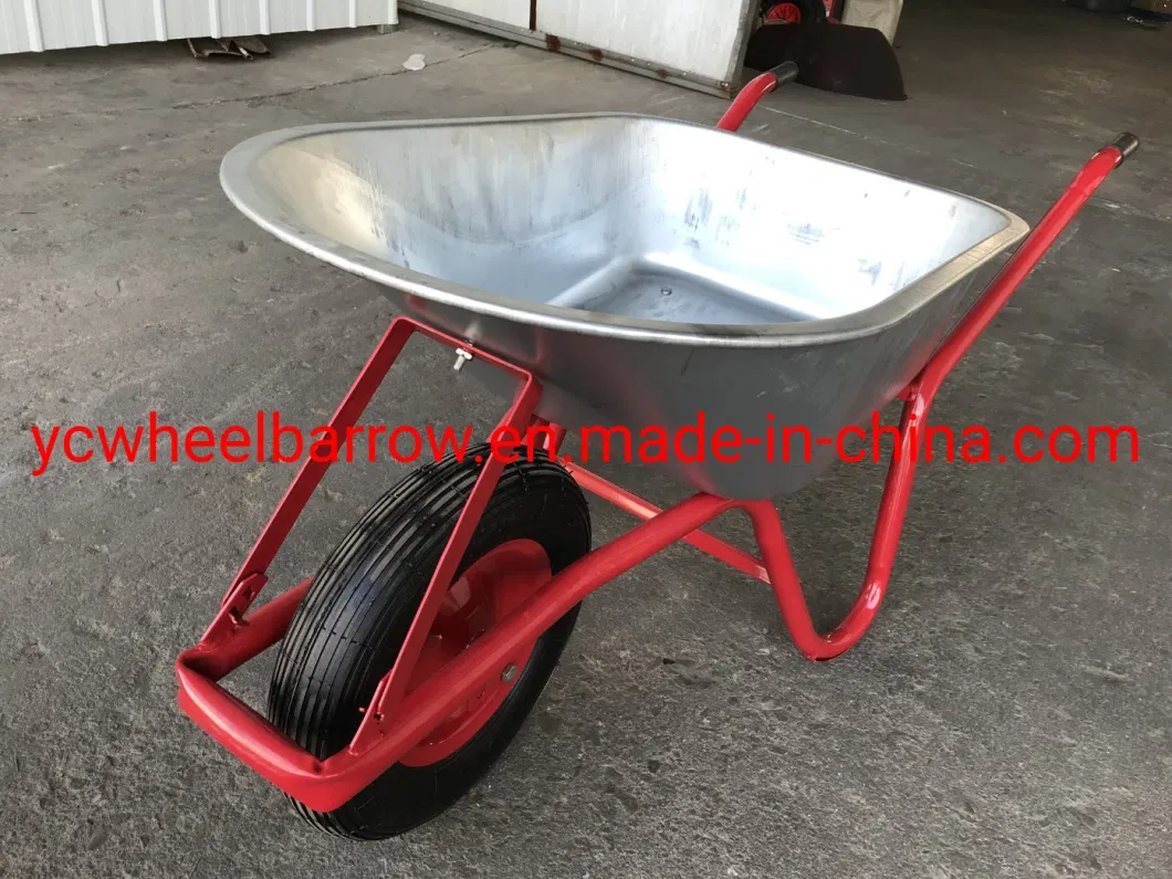 Heavy Duty Kruiwagen Steel Builders Garden Wheelbarrow