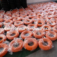 4.00-8 High Quality PU Foam Soft Whellbbarrow Wheel with Square Pattern for Wheelbarrows