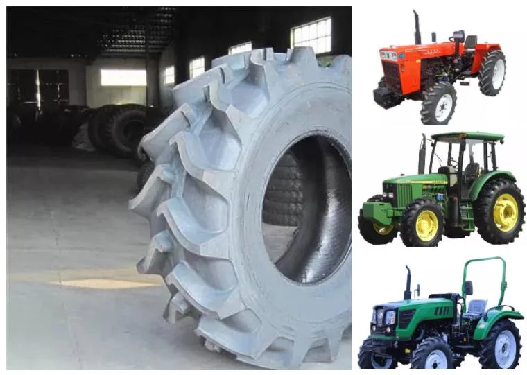 Mini Rubber Farm Tractor Tires with Rims 3.50-6 (4PR)