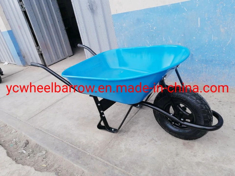 Wheelbarrow Specifications Standard Factory Price Construction Garden Plastic Wheelbarrow