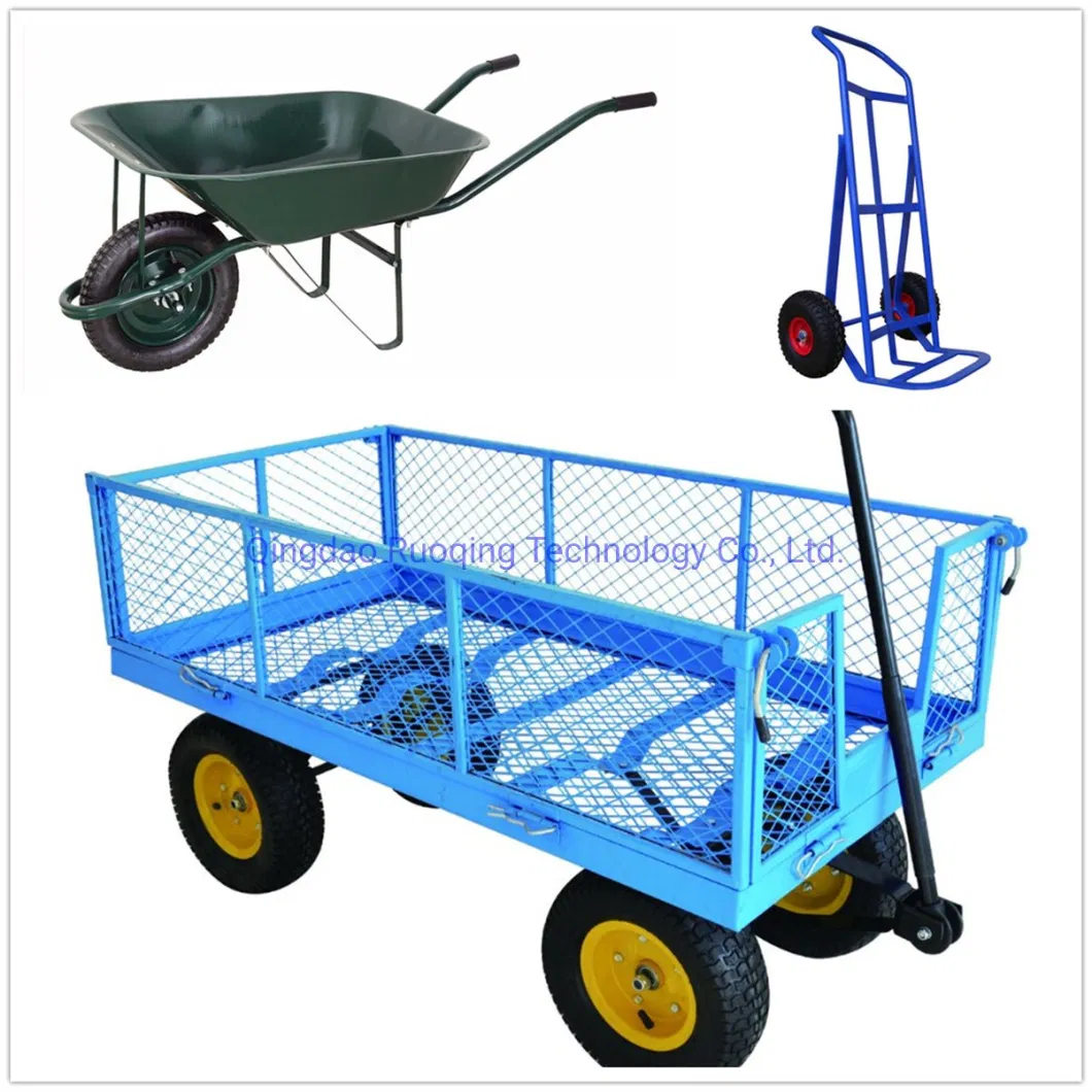 Factory Heavy Duty Soild Flat Free Colour Go Cart Wheelbarrow PU Foam Wheel 400-8 with Steel/Plastic Rim