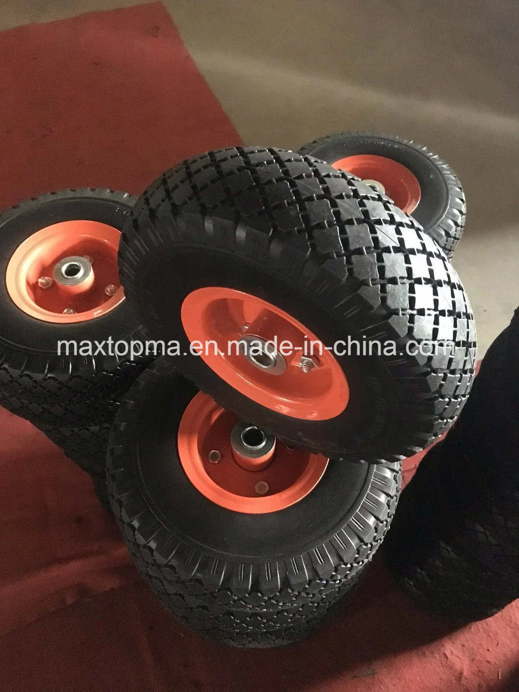 Quality Solid Polyurethane Flat Free PU Foam Wheel