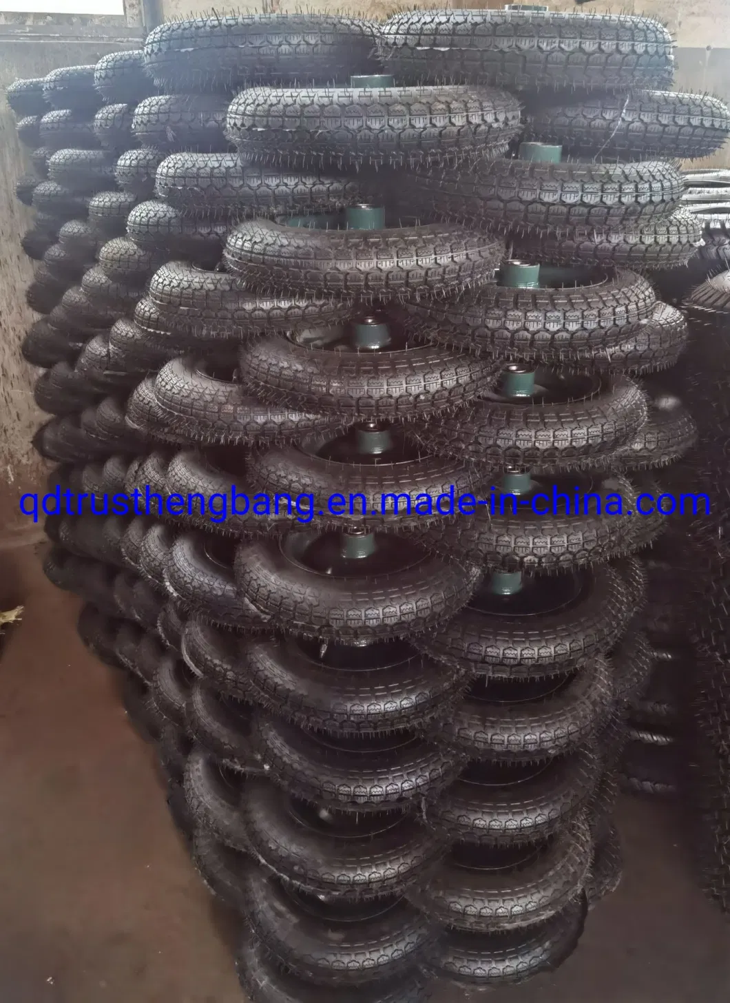 High Quality Rubber Tyre 4.00-8 6pr Wheelbarrow Wheel Tyre