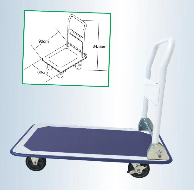 Transport Folding Hand Truck - Heavy Duty Steel Trolley