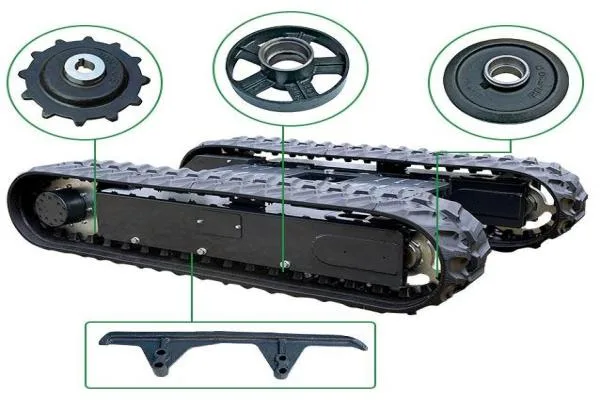 OEM Orchard Management Machine Crawler Drive Wheel Price for Sugar Beet Harvester