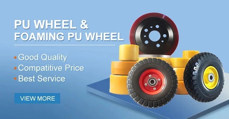 10 Inch 3.00-4 PU Polyurethane Foam Puncture Proof Flat Free Tire Wheel for Hand Truck Trolley