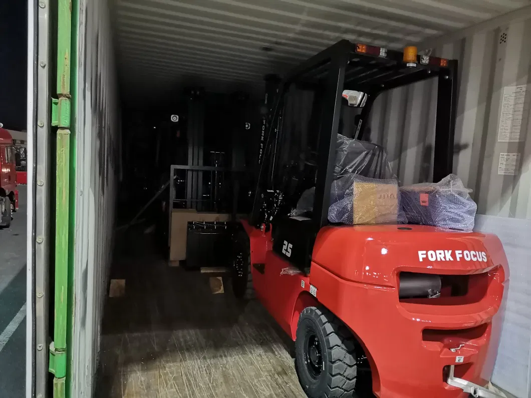 Forklift Forkfocus 3.5 Ton Diesel Forklift with Yanmar Engine Work in Chemical and Energy Industry