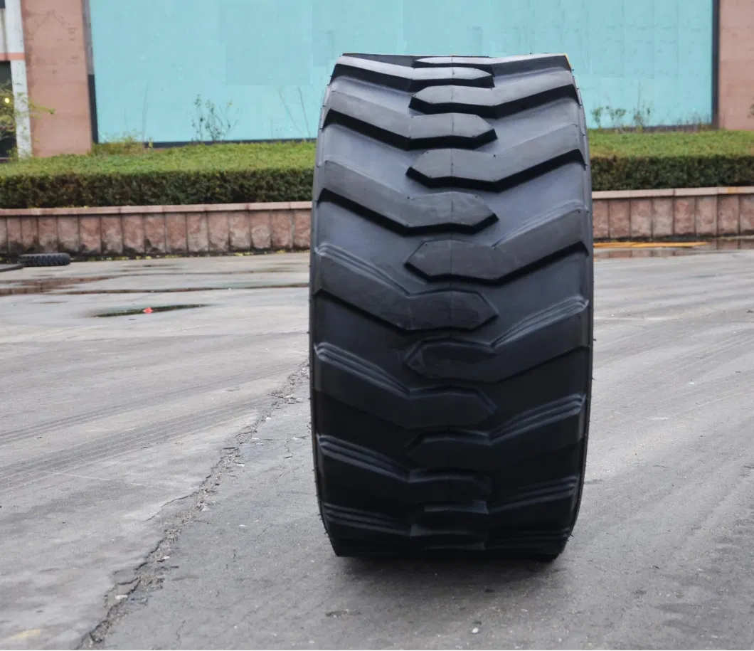 Heavy Duty Tires Polyurethane Filling Solid Tire 19.5 Inch Solid Rubber Tires PU Foam Wheel 15-19.5