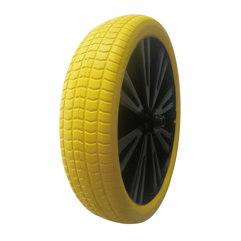 16 Inch 4.00-8 Inch Polyurethane Foam Puncture Proof Flat Free Tire PU Foam Wheel