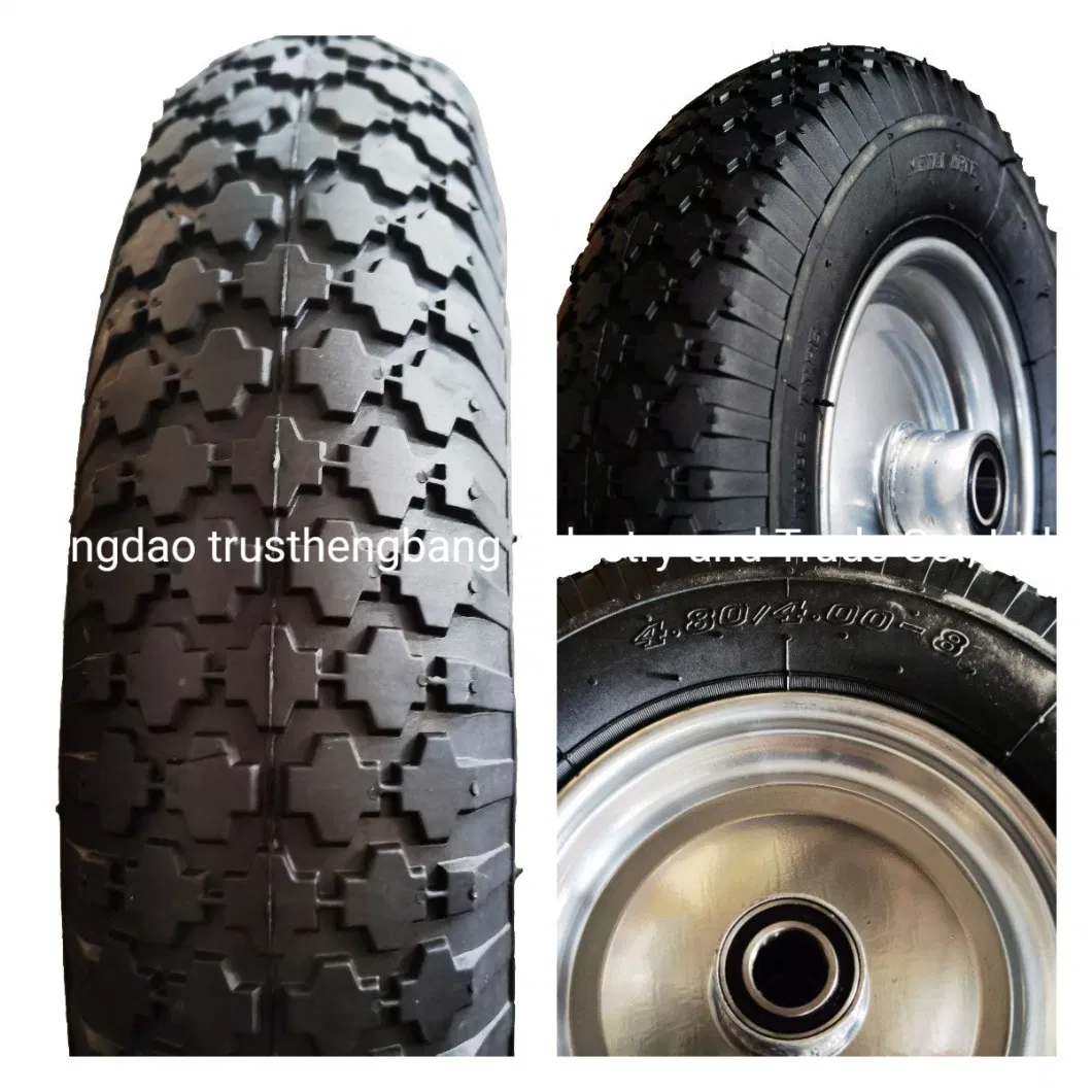 Colorful 8inch 2.50-4 PU Foam Tyre Wheel for Wheelbarrow