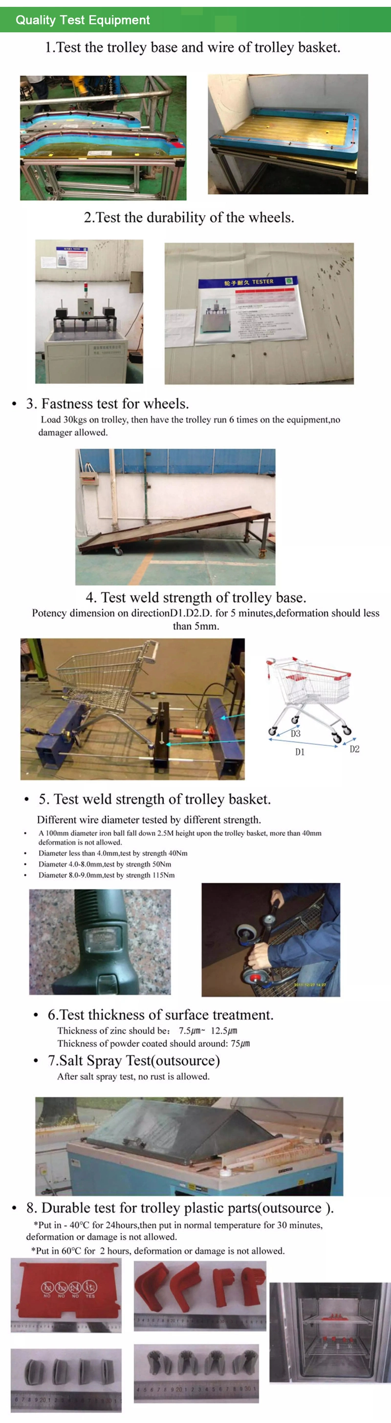 China Cheap Metal Steel Stair Climbing Cart Shopping Trolleys