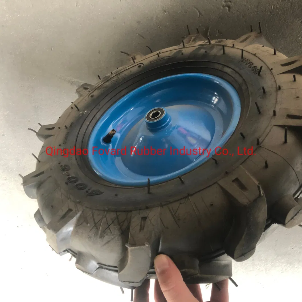 Farm Cultivator Cart Tractor Rubber Wheel 4.00-8