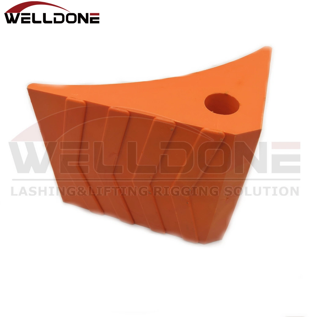 Rubber PU Foam Polyurethane Polyurethane Wheel Chock Wheel Stop for Car Vehicle RV Trailer