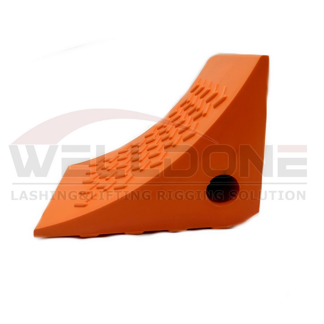 Rubber PU Foam Polyurethane Polyurethane Wheel Chock Wheel Stop for Car Vehicle RV Trailer