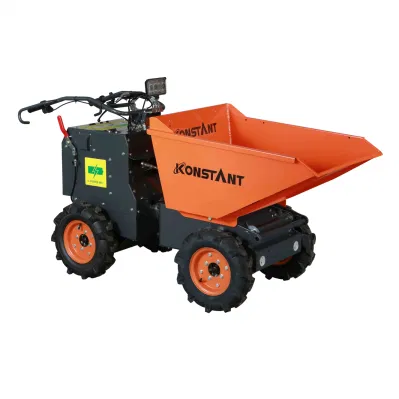 Carrello a punta di mini-caricatrice elettrica da giardino con barra di alimentazione a paraurti Mini trasportatore