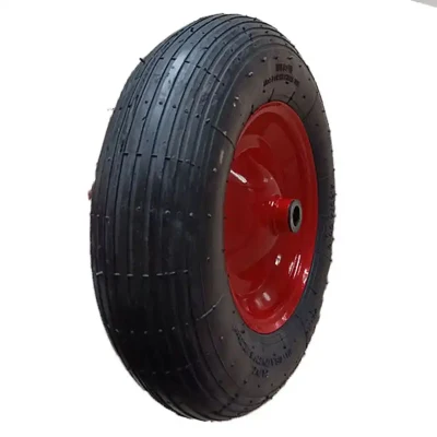 Ruota in schiuma da 14 pollici, pneumatica o piena o PU 3.50-8 Per Wheelbarrow