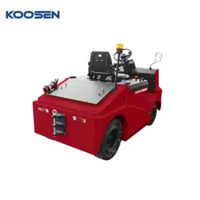  Carrello elevatore a forche per impieghi pesanti Koosen 3-6t a quattro ruote, mini traino elettrico Trattore