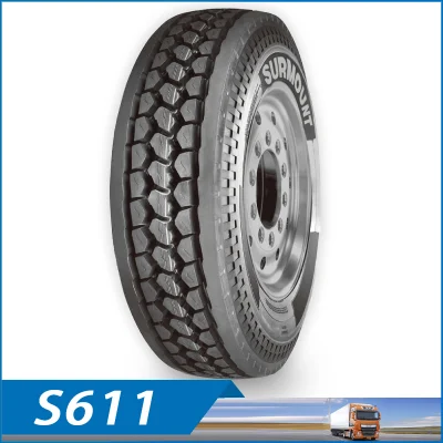  Cina fabbrica Prezzo all&prime;ingrosso tutti i tubi radiali in acciaio e TBR Bus camion TBR pneumatico, pneumatici rimorchio ad alta resistenza (295/80R22.5, 315/80R22.5) con cerchi