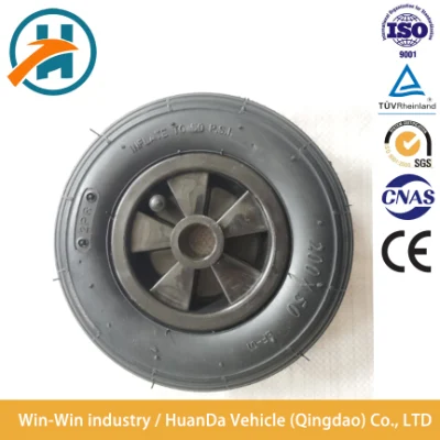 Ruota in PU espanso pneumatica/ruota pneumatica larga/ruota pneumatica piena 200*50 da Cina fabbricazione