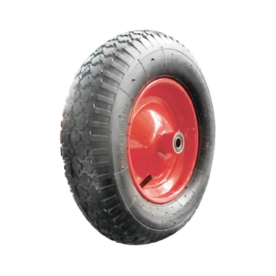 Ruota gommata pneumatico in gomma gonfiabile da 16 pollici 16X4.00-8 per Carrello per tosaerba a carrello manuale Stroller per tosaerba con spanditore a carrello