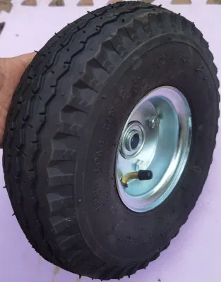 Ruote gommate con pneumatici da 10&quot; per carrelli a mano da giardino Carrofano carrofano