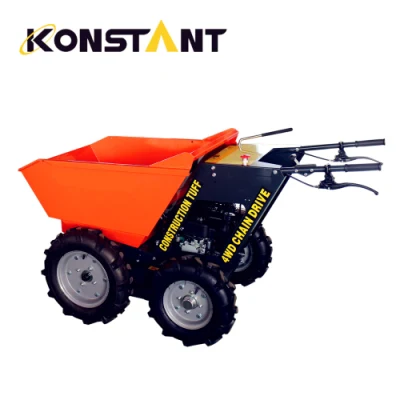 Mini-Barrow a trazione a benzina con ruota motrice