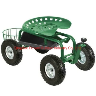 Ruote in gomma piena carri da giardino pneumatici Trolley