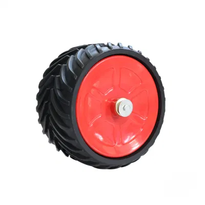 Piantatrice gommata semi-pneumatica con cerchione in acciaio da 12 pollici per applicazioni agricole 310X80 mm Ruota di pressione della macchina per semina