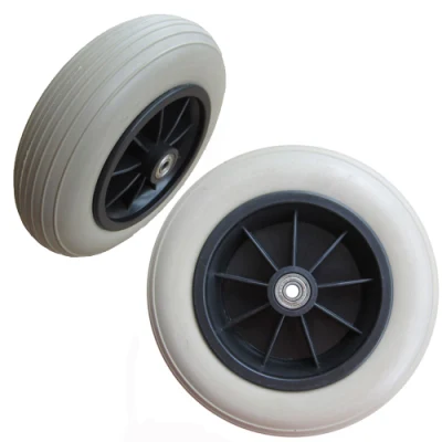 Ruota in schiuma PU colore grigio cerchio in plastica pneumatici antopuntura Equilibratrice 200X50 ruota
