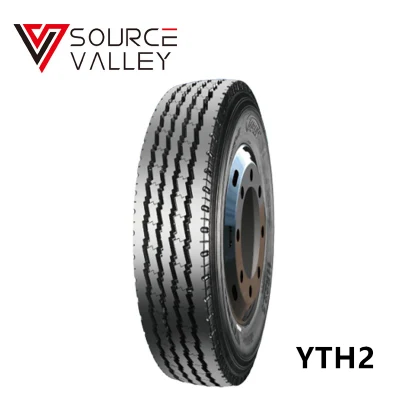 Importazione all&prime;ingrosso di pneumatici cinesi Yth1 con certificazione GCC DOT ECE 13r22.5 pneumatici per camion Durun tutte le misure gomma senza tubo per impieghi pesanti Pneumatici per rimorchi misti TBR