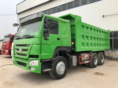 SinoTruck HOWO camion usati cassone ribaltabile autocarro a scarico Prezzo basso 6X4 371HP 10 pneumatici