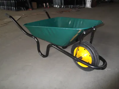  Wb3800 Africice 60L Green Color Wheelbarrow a basso prezzo