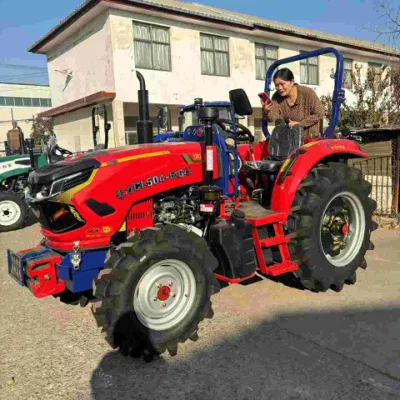  Cina fornitura fabbrica 50HP 4RM agricoltura media, fattoria, mini trattore per rimorchio, timone