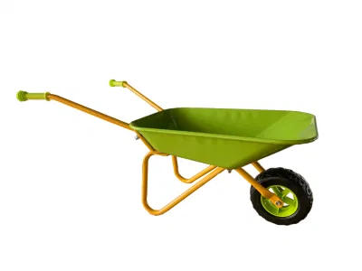 Wb0103 Mini acciaio piccolo leggero plastica metallo giardino Yard Carriola per bambini