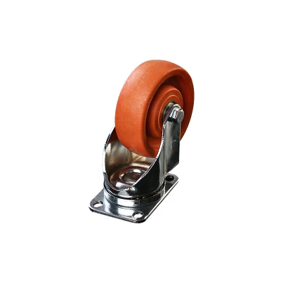Ruote in nylon per impieghi pesanti industriali ruote con porta quadrata resistenti all&prime;usura Ruote in nylon resistenti