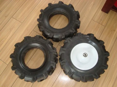 Ruota in gomma per trattore carriola con schema R1