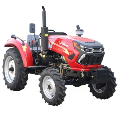 Cina fornitura fabbrica 50HP 4RM agricoltura media, fattoria, mini trattore per rimorchio, timone