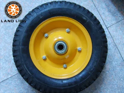  Fabbrica cinese direttamente fornire ruota piena Barrow ruota 16X4.00-8, 3.50-8