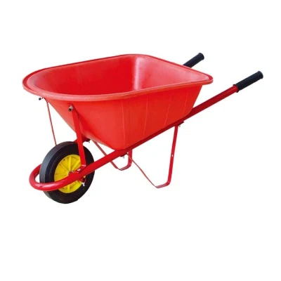Mini leggero piccolo acciaio plastica metallo giardino Yard bambini Ruota giocattolo con carriola a rotelle