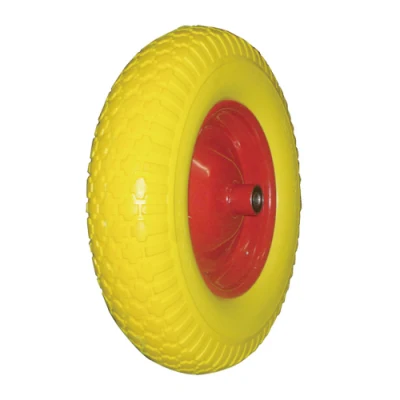 Tosaerba da 16 pollici 4.00-8 pollici con punta in poliuretano espanso Ruota per Barrow con carrello a ruote a ruote libere Proof Flat