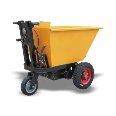 Piccola buggy Garden Cement Tipper gommata per Barrow