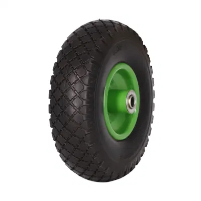 Carrello a mano gommapiuma PU gommata PU gommata libera a ruota libera